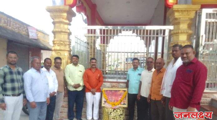 छत्रपती शिवाजी महाराज यांचा शिवराज्याभिषेक दिनानिमित्त कृष्णापुरी येथे प्रतिमा पूजन