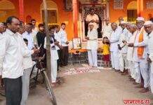 नांद्रा येथे पुलवामा घटनेतील शहीद जवानांच्या स्मृतीदिनी श्रद्धांजली अर्पण