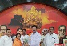 कु.डॉ. वैष्णवी महाजन यांना गणित विषयात पि. एच.डी . केल्या बद्दल शिवसेनेतर्फे गौरव