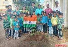 सु.भा.पाटील प्राथमिक विद्यामंदिर तर्फे वृक्षारोपण संपन्न