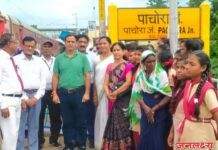 पाचोरा रेल्वे स्थानकावर स्वच्छ संवाद दिवस निमित्त विविध उपक्रम