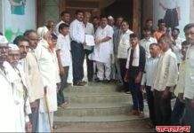 पाचोऱ्यात शेतकऱ्यांचे विविध मागण्यांसाठी जम्बो उपोषण