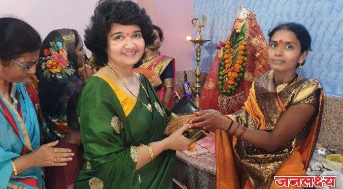 सामाजिक कार्यकर्त्या अस्मिता ताई पाटील यांची सामनेर येथील रंभाई माता यात्रेस भेट