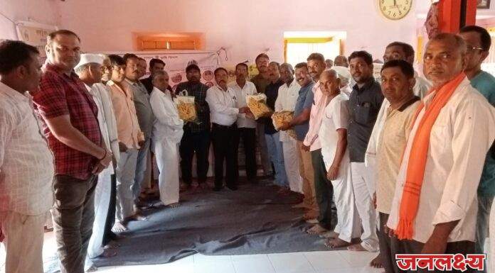 नांद्रा येथे”माझा एक दिवस माझ्या बळीराजा साठी उपक्रम”