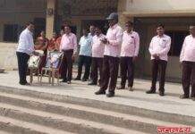 भारतरत्न डॉ.बाबासाहेबांना गो.पु.पाटील,विद्यालयात अभिवादन