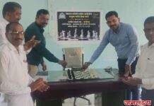 पंचायत समिती पाचोरा अंतर्गत तालुकास्तरीय बुद्धिबळ स्पर्धेचे उद्घाटन