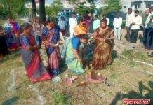 पाचोरा येथील कृष्णा रेसिडेन्सी येथे महादेव मंदिराचे भुमिपुजन शिवसेना नेत्या सौ.वैशालीताई सुर्यवंशी यांच्या हस्ते