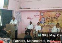 मराठी भाषा संवर्धनाची जबाबदारी मराठी भाषेच्या विद्यार्थ्यांनी पेलावी. – श्री. नानासाहेब व्ही. टी. जोशी