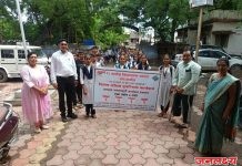 सौ. सु. गि. पाटील माध्यमिक विद्यालय व सौ. ज. ग. पूर्णपात्री कनिष्ठ महाविद्यालय तर्फे प्रभात फेरीतून मतदार नोंदणी जनजागृती