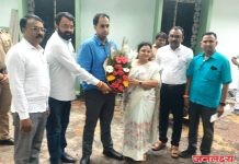 मा.वैशालीताई सुर्यवंशी यांनी घेतली जिल्हाधिकारी यांची सदिच्छा भेट