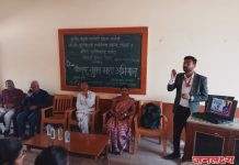 एम. एम. महाविद्यालयात ‘कॅन्सर मुक्त भारत’ या विषयावर व्याख्यान