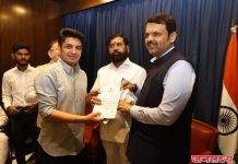 पुणे-नाशिक रेल्वेमार्ग संगमनेर तालुक्यातूनच न्या! – आ. सत्यजीत तांबे यांनी घेतली मुख्यमंत्री-उपमुख्यमंत्र्यांची भेट – शिर्डीमार्गे रेल्वे नेण्याला विरोध