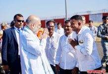 भा.ज.पा तालुका अध्यक्ष अमोल भाऊ शिंदे यांचे खंदे समर्थक कृष्णापुरी येथील पाचोरा शहर भा.ज.पा सरचिटणीस जगदीश पाटील यांच्या हस्ते केंद्रीय गृहमंत्री अमित शहा याचे स्वागत