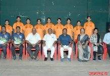 झांसी (उ प्र) येथे होणाऱ्या खेलो इंडिया लीग स्पर्धेसाठी महाराष्ट्राचा महिला संघ रवाना