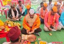 महायुतीच्या विजयासह मोदी तिसऱ्यांदा पंतप्रधान व्हावेत यासाठी आ.किशोर पाटील यांचे हनुमानाला साकडे