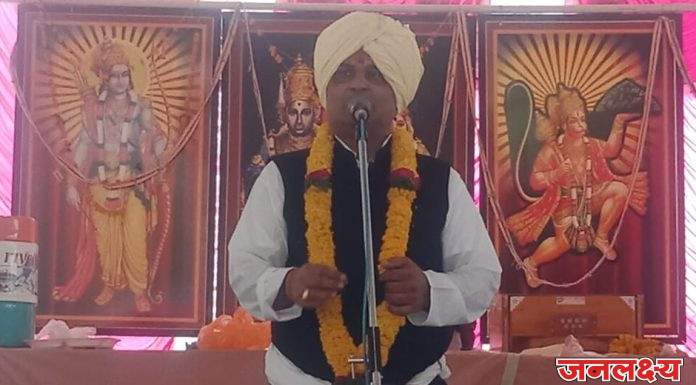 महंत लक्ष्मण महाराज कराड यांच्या हनुमान जन्मोत्सवातील किर्तनाने कोपरे येथील ज्ञानेश्वरी पारायण सोहळ्याची सांगता