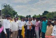 बामसेफचे राष्ट्रीय अध्यक्ष वामन मेश्राम यांचे आंबेवडगाव येथे जंगी स्वागत