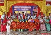 पाचोरा शहरातील स्वामी लाॅन्स येथे सौ. सुवर्णा जितेंद्र पाटील यांच्या तर्फे आयोजित गालिचा रांगोळी शिबिराचे उदघाटन करण्यात आले