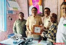 पाचोरा महाराष्ट्र राज्य पत्रकार संघातर्फे डॉ. शिवाजी शिंदे यांचा सत्कार