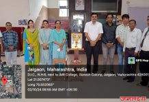 के सी ई सोसायटीचे इंजिनिअरिंग अँड मॅनेजमेंट महाविदयालयात महात्मा गांधीजी जयंती साजरी