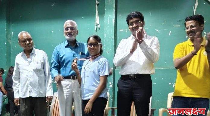 बुद्धिबळ स्पर्धेत श्री.गो.से. हायस्कूलची विद्यार्थिनी ऋतुजा बाल पांडे 6 पैकी 5.5 गुण संपादन