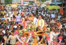 मी दहा वर्षात मतदारसंघाचा केलेला विकासावर तुम्ही दाखवलेला विश्वासामुळे आज नामांकन अर्ज भरण्यासाठी आपण केलेली रेकार्ड ब्रेक गर्दी आ.किशोर आप्पा पाटील