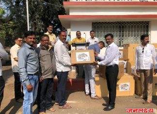 साक्री तालुक्यातील विद्यार्थी होणार संगणक साक्षर- आ. सत्यजीत तांबे यांच्या विकास निधीतून ७ शाळांना संगणक व ८ शाळांना पोडियमचे वाटप