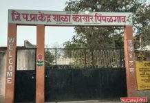 कासार पिंपळगाव जिल्हा परिषद शाळेतील सीसीटीव्ही कॅमेरे फोडणाऱ्या समाज कंटकावर कारवाईची मागणी