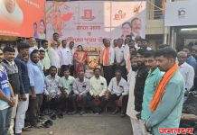 मा.वैशालीताई सुर्यवंशी यांच्या उपस्थितीत भारत माता व संविधान पूजन सोहळा संपन्न