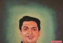 दुसऱ्या राज्यस्तरीय कलाशिक्षक अधिवेशनात पाचोऱ्याचे कलाशिक्षक तसेच सुप्रसिध्द रांगोळीकार शैलेश कुलकर्णी यांचे रांगोळी प्रात्यक्षिक सादर