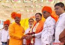 सार्वजनिक शिवजयंती समिती पाचोरा तर्फे आ. किशोर आप्पा पाटील यांचा सत्कार