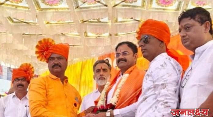 सार्वजनिक शिवजयंती समिती पाचोरा तर्फे आ. किशोर आप्पा पाटील यांचा सत्कार