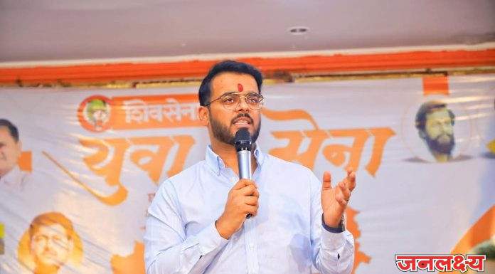 युवासेनेेचा वाघ श्री पुर्वेश सरनाईक जळगाव दौऱ्यावर