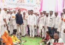 वडुले बुद्रुकच्या काळे वस्तीवरील अखंड हरिनाम सप्ताहात पुण्यातील प्रसिद्ध उद्योगपती बाळासाहेब काळे यांचा सन्मान सोहळा संपन्न