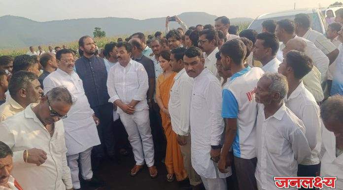 ढगफुटी सदृश्य पावसाने बाधित गावांची पालकमंत्री संजय शिरसाठ यांच्याकडून पाहणी “शेतकऱ्यांना दिले धीर; भरीव मदतीचे आश्वासन”