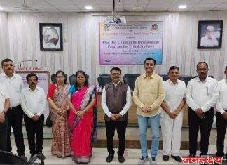 चोपडा महाविद्यालयात आदिवासी विद्यार्थ्यांसाठी एकदिवसीय community Development program चे यशस्वी आयोजन