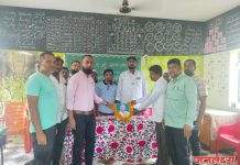 जिल्हा परिषद उर्दू शाळा, नगर देवळा येथे गांधी जयंती उत्साहात साजरी