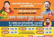 पाचोरा – भडगाव मतदार संघांचे आमदार. किशोर आप्पा पाटील यांच्या वाढदिवसानिमित्त भव्य सामान्य ज्ञान स्पर्धेचे आयोजन