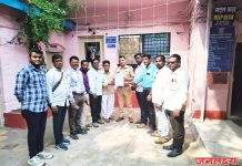 नराधमास फाशी द्या महाराष्ट्र राज्य पत्रकार संघाचे पाचोरा पोलीस निरीक्षक यांना निवेदन