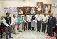 हस्तकला प्रदर्शनात धनश्री पाटील या विद्यार्थिनीने साकारले पोट्रेट