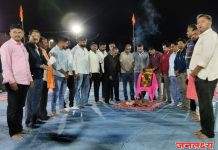 सोयगाव : छत्रपती शिवाजी क्रीडा मंडळ व क्रीडा भारतीतर्फे कबड्डी स्पर्धेचा शानदार शुभारंभ; १६ संघांचा सहभाग