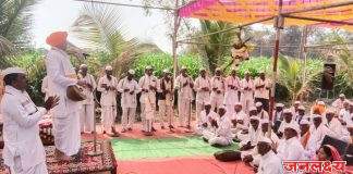 वडूले खुर्द येथे विश्वकर्मा जयंती निमित्त सुरू असलेल्या सप्ताहाची रवीदासजी महाराज शास्त्री यांच्या काल्याच्या किर्तनाने सांगता