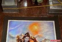 महाशिवरात्रीत शेंदुर्णीतील काशी विश्वेश्वर शिवालयात १० तासांत साकारली शंकर-पार्वतींची भव्य रांगोळी
