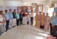 राष्ट्रीय विज्ञान दिना निमित्त कु धनश्री पाटील हीने मिसाईल मॅन डॉ. ए. पी. जे अब्दुल कलाम यांचे व्यक्तिचित्र रेखाटले