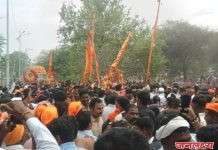 पोलिस निरीक्षक विलास पुजारी साहेब यांच्या तगड्या पोलिस बंदोबस्तामुळे कानिफनाथ निशाण भेट यात्रा महोत्सव शांततेत संपन्न