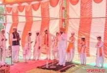 कोपरे येथे अखंड हरिनाम सप्ताहा नंतर पाडव्याच्या मुहूर्तावर संत बाळूमामा मंदिराचा भुमीपुजन सोहळा संपन्न