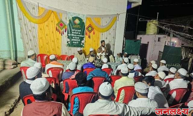 नगरदेवळ्यात तरावीह नमाज पठण करणाऱ्या इमामांचा अल खिदमत फाउंडेशनतर्फे सन्मान