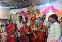 पारध येथे बालाजी चैत्र नवरात्र उत्सवात आई अंबा भवानी स्वारीने वाढली रंगत