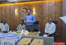 पाचोरा तालुक्यातील सर्व मंडळ अधिकारी व ग्राम महसूल अधिकारी यांना लॅपटॉप व प्रिंटर वाटप…!!