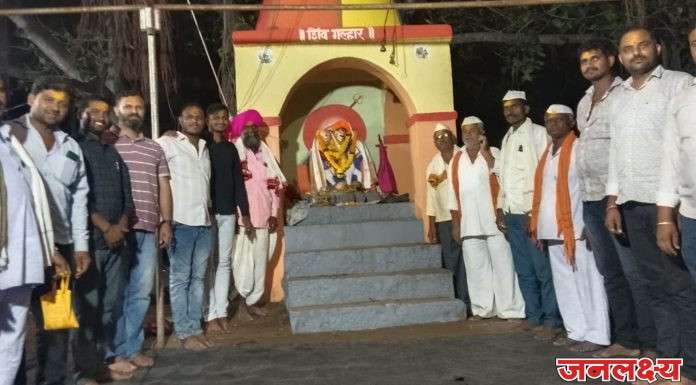 वडुले खुर्द येथे चार पिढ्या पासून चालत आलेला खंडोबा माळावरील चैत्र पौर्णिमा महोत्सव मोठ्या उत्साहात संपन्न